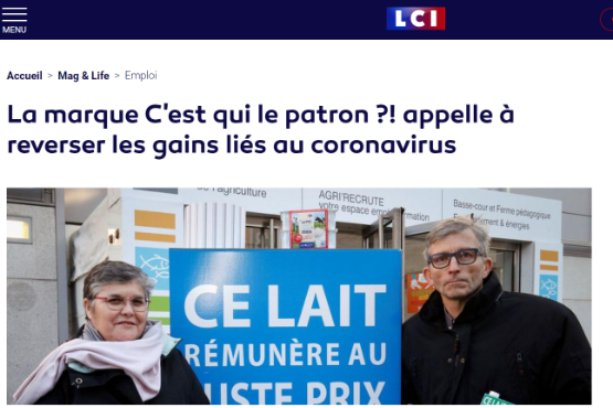 Article C'est qui le Patron