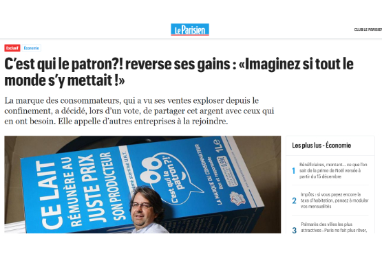 Article C'est qui le Patron