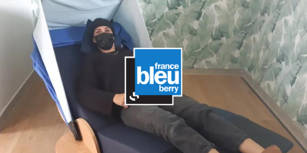 Article France Bleu Fonds de solidarité Salle de détente de l'hôpital George Sand de Bourges
