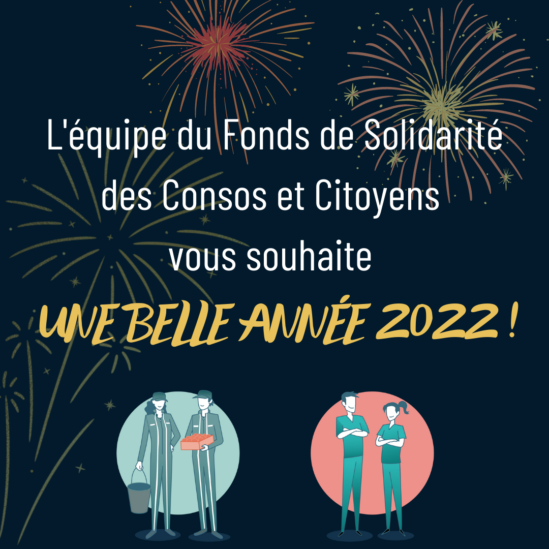 Bonne année de l'équipe du fonds de solidarité des consos et des citoyens